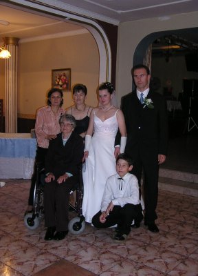 Janka with a part of her family